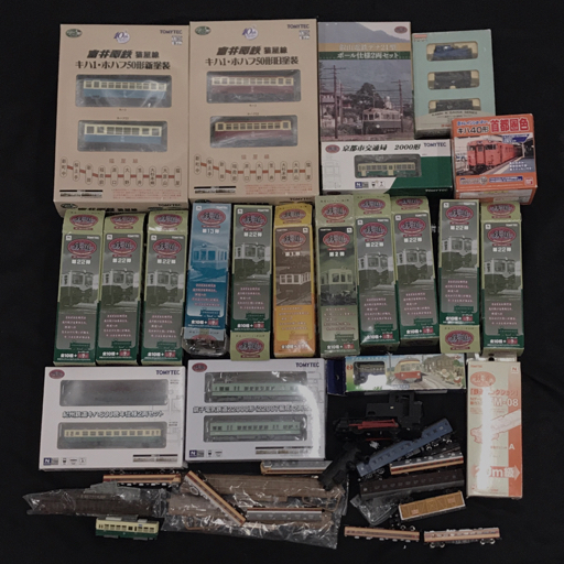 トミーテック ナロゲージ 1:80 富井電鉄 猫屋線 キハ1・ホハフ50形旧塗装 等 鉄道模型